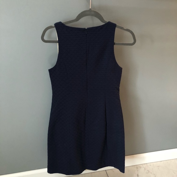 Lilly Pulitzer Tana Shift Dress - Navy and Gold - Picture 2 of 3